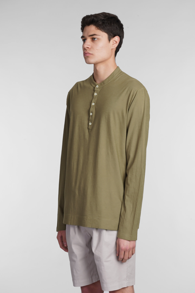 Shop Massimo Alba Hawai T-shirt In Green Cotton