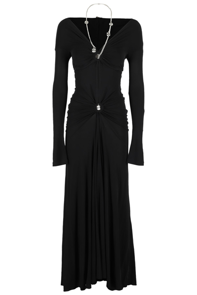 Shop Rabanne Robe Fitted In Black