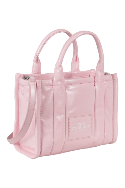 Shop Marc Jacobs The Mini Tote In Bubblegum