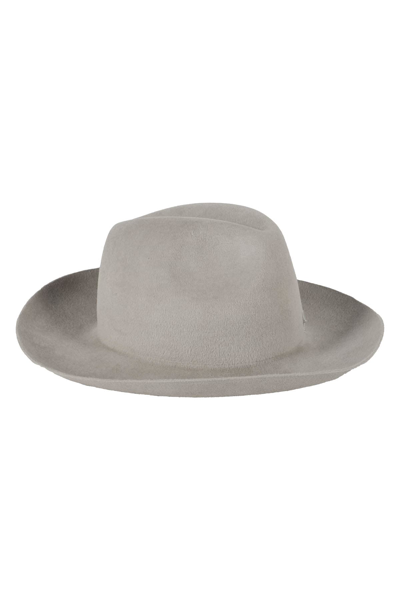 Shop Ruslan Baginskiy Fedora Hat In Grey