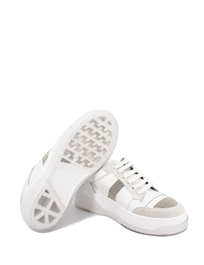 Shop Fabiana Filippi Sneakers In Bianco