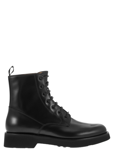 Shop Church's Nanalah L - Semi-gloss Calfskin Ankle Boot In Black