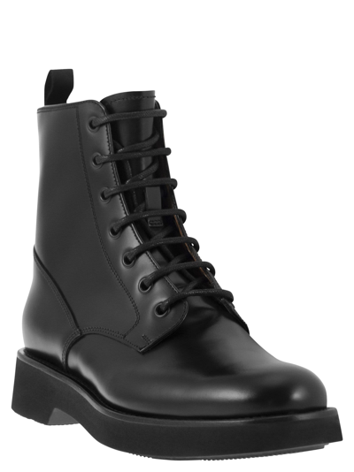 Shop Church's Nanalah L - Semi-gloss Calfskin Ankle Boot In Black