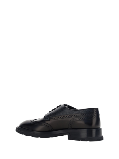 Shop Alexander Mcqueen Lace-up Shoes In Black/black/black