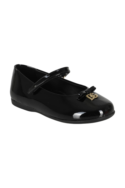 Shop Dolce & Gabbana Ballerina Vernice In Nero