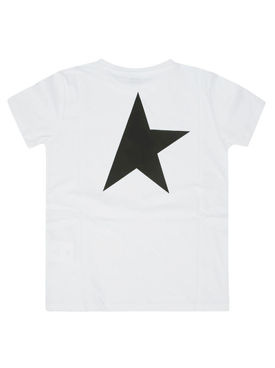 Shop Golden Goose Star/ Boys T-shirt S/s Logo/ Big Star Printed In 10364