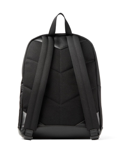 Shop Jimmy Choo Wilmer Logo-print Backpack In Black