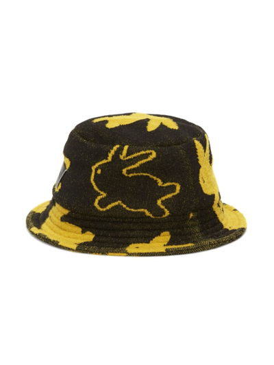 Shop Jw Anderson Bunny-motif Bucket Hat In Black