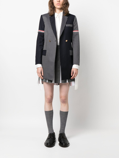 Thom Browne Scarf-cuff Detail Shirt In White