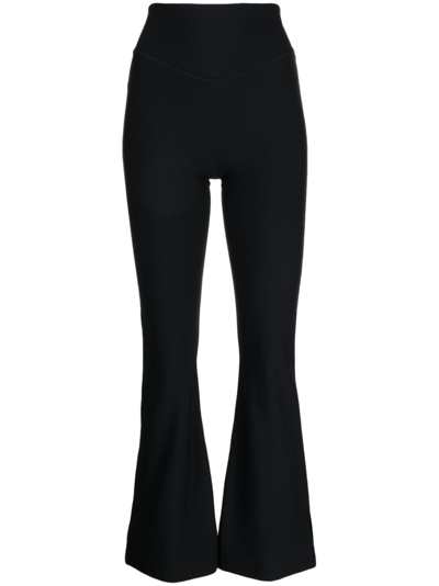 Shop The Upside Peached Florence Flared Leggings In Black