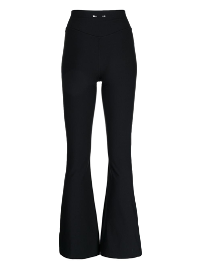 The Upside Peached Florence Flared Sweatpants In Black