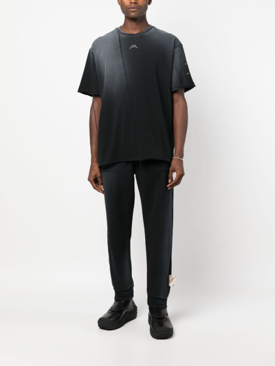 A-cold-wall* Logo-tag Cotton-blend Track Pants In Black