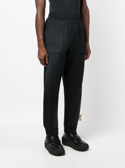 A-cold-wall* Logo-tag Cotton-blend Track Pants In Black