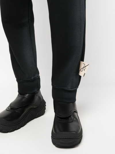 A-cold-wall* Logo-tag Cotton-blend Track Pants In Black