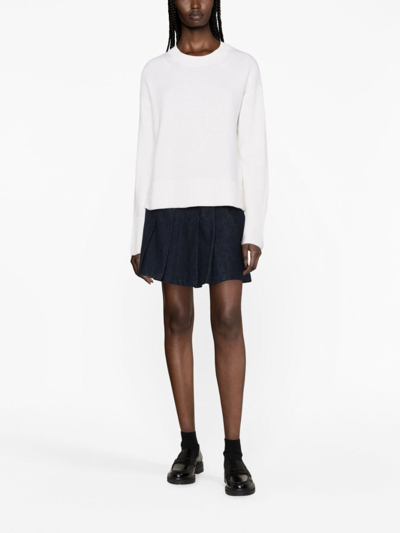 P.a.r.o.s.h Slit-sleeve Wool Jumper In Neutrals