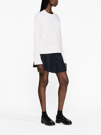P.a.r.o.s.h Slit-sleeve Wool Jumper In Neutrals