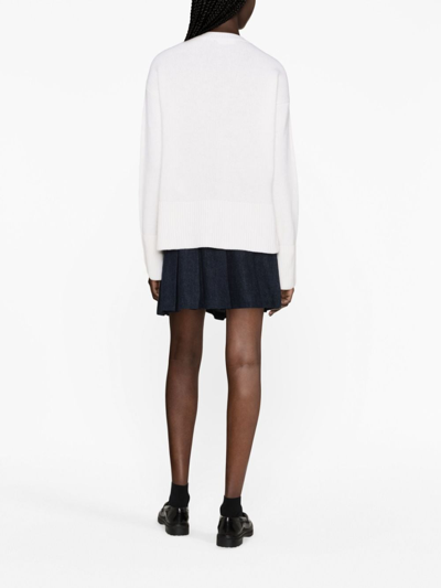 P.a.r.o.s.h Slit-sleeve Wool Jumper In Neutrals