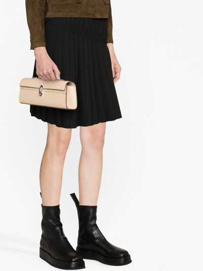 Savette Symmetry Elongated Pochette In Neutrals