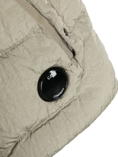 Shop C.p. Company Lens-detail Padded Gilet In Green