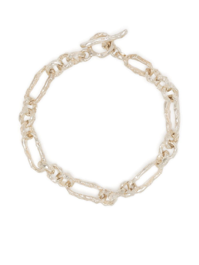 Shop The Ouze Ternary Chain-link Bracelet In Silver