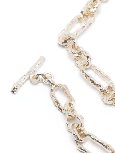 Shop The Ouze Ternary Chain-link Bracelet In Silver