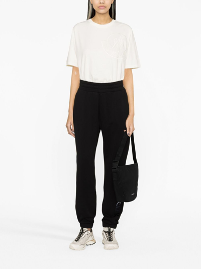 Moncler Logo-print Track Pants In Black