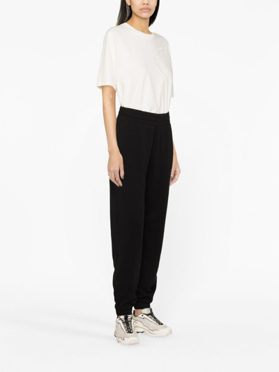 Moncler Logo-print Track Pants In Black
