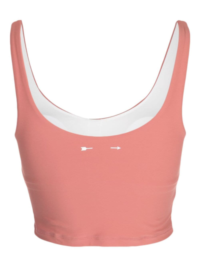 Shop The Upside Peached Tess Cropped Tank Top In Pink