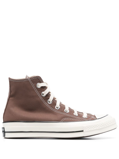 Shop Converse Chuck Taylor Hi-top Sneakers In Brown