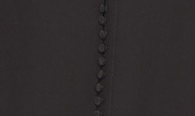 Shop Club Monaco Helek Covered Button Silk Shirt In Black