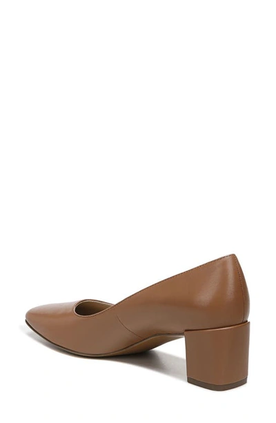 Naturalizer Karina Womens Square Toe Pumps In English Tea Brown Leather