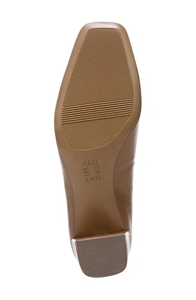 Naturalizer Karina Womens Square Toe Pumps In English Tea Brown Leather