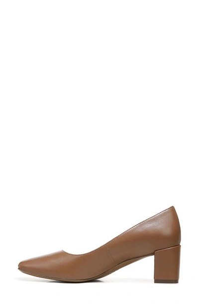 Naturalizer Karina Womens Square Toe Pumps In English Tea Brown Leather