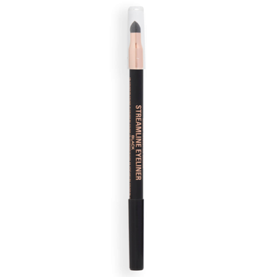 Revolution Streamline Waterline Eyeliner Pencil (various Shades) - Black In Black