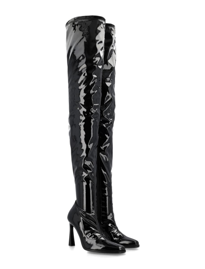 Shop Magda Butrym Overknee Boot In Black