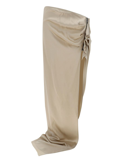 Shop Rick Owens Skirts In Pearl