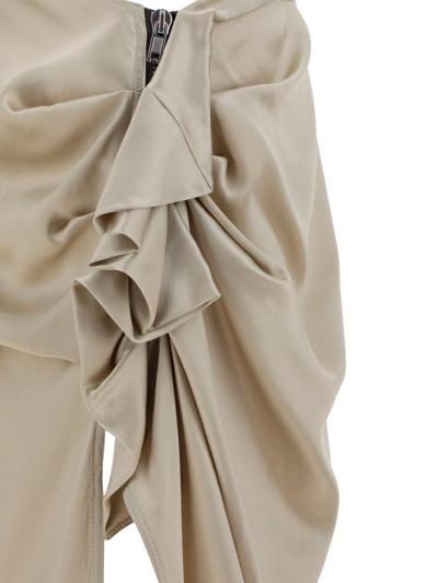 Shop Rick Owens Skirts In Pearl