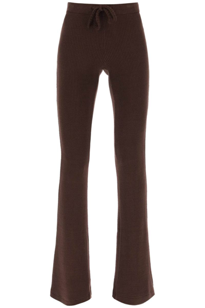 Shop Siedres 'flo' Knitted Pants In Brown