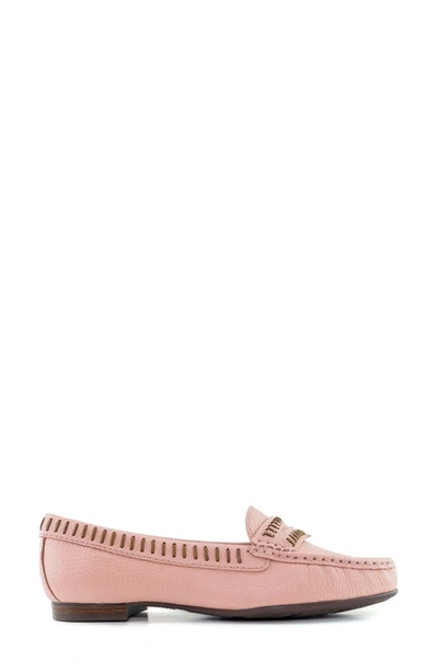 Shop Driver Club Usa Maple Ave Penny Loafer In Baby Pink Tumbled