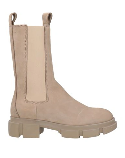 Shop Copenhagen Studios Woman Ankle Boots Sand Size 5 Soft Leather In Beige