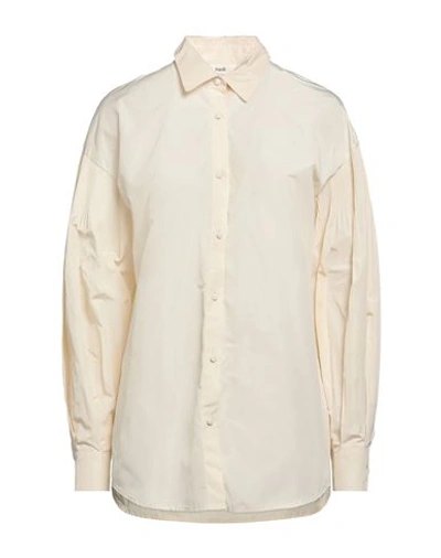 Shop Suoli Woman Shirt Cream Size 6 Polyester In White