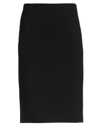 Shop Emisphere Woman Midi Skirt Black Size 4 Viscose, Nylon, Elastane