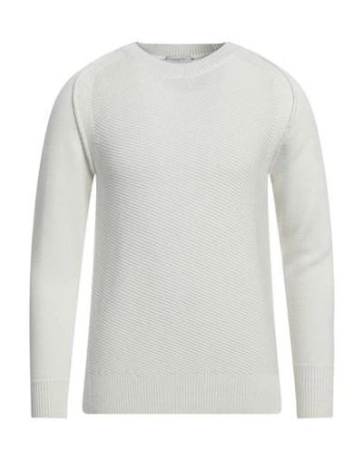 Shop Paolo Pecora Man Sweater Off White Size M Virgin Wool