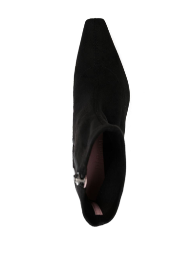 Shop Piferi Merlin 100mm Ankle Boots In Black