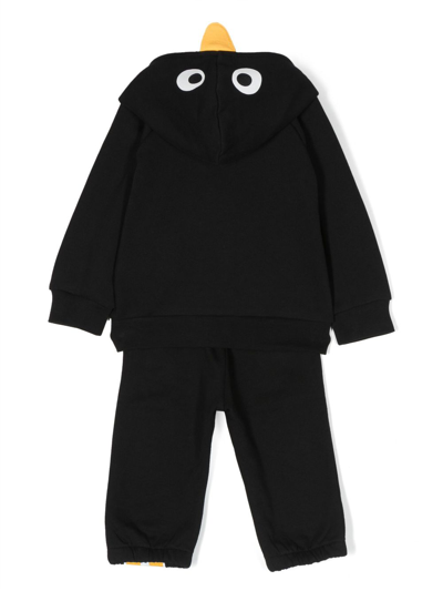 Shop Stella Mccartney Penguin Cotton Tracksuit In Black