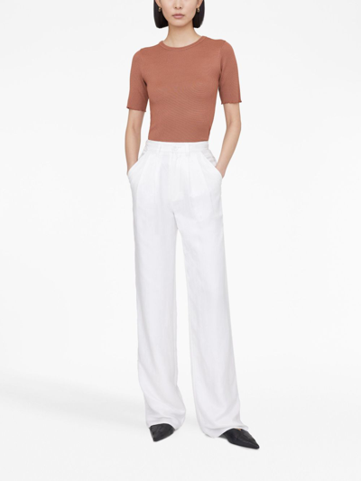 Anine Bing Caitlyn Top In Brown