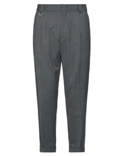 Shop Paolo Pecora Man Pants Grey Size 34 Polyester, Wool, Elastane