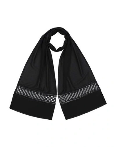 Shop Clips Woman Scarf Black Size - Polyester, Elastane