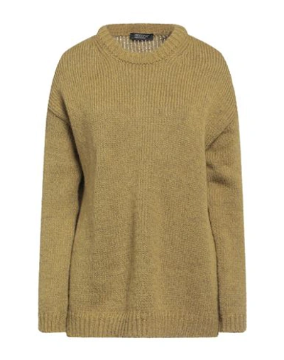 Shop Aragona Woman Sweater Military Green Size 6 Alpaca Wool, Wool, Polyamide