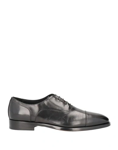 Shop Doucal's Man Lace-up Shoes Black Size 12 Soft Leather